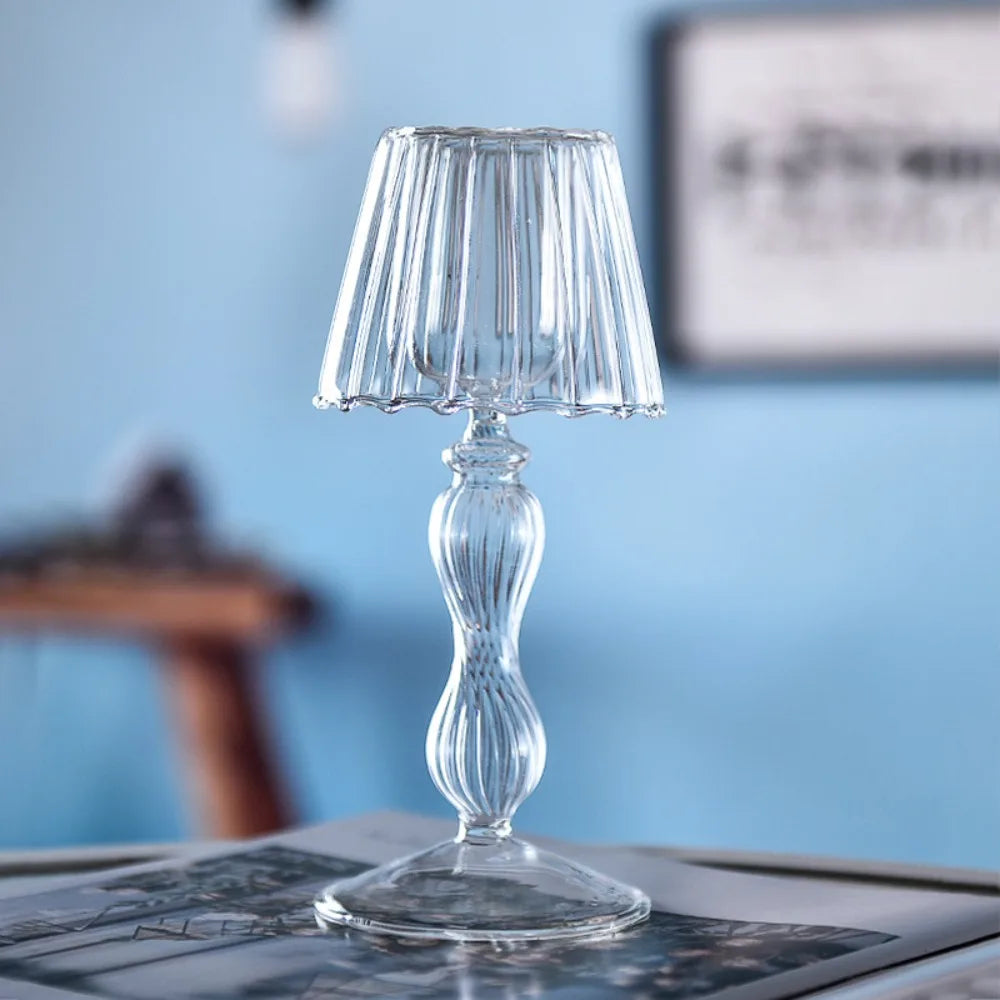 Glass Candle Holder