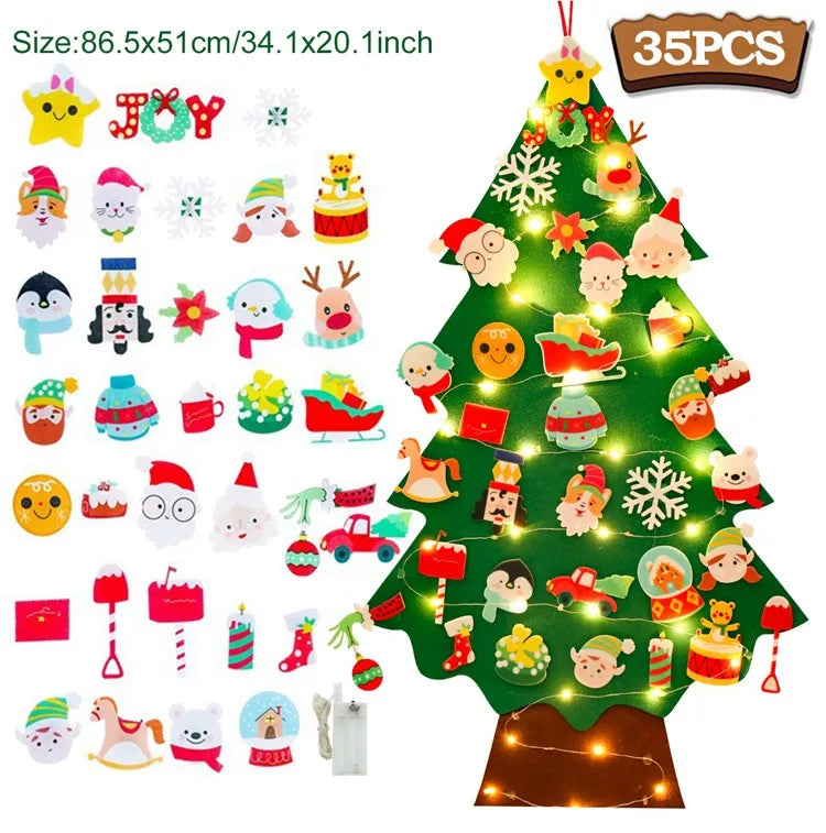 DIY Felt Christmas Tree | Decorations For Home