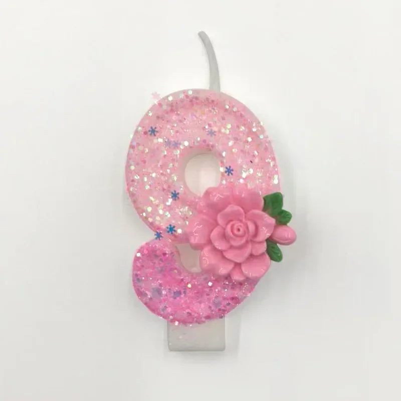 Number Birthday Candle Decoration