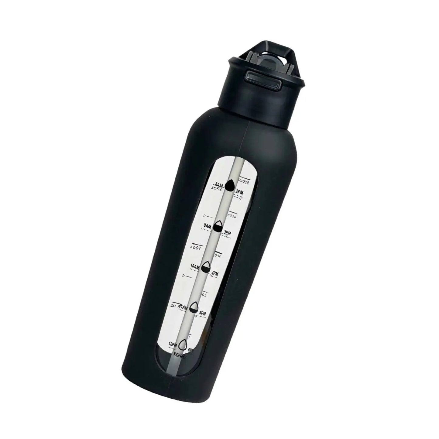 Water Bottle with Silicone Sleeve