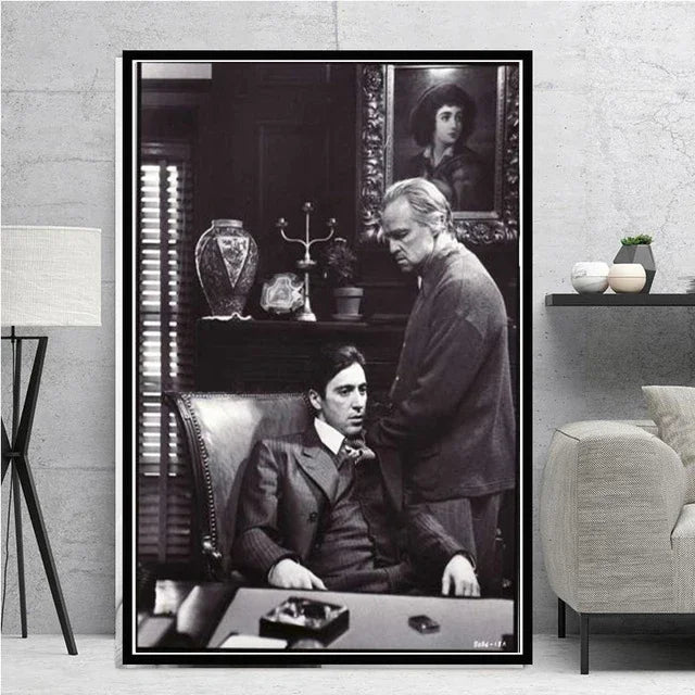 Classic Gangster Movie Actor Wall Art Pictures | Home Decoration