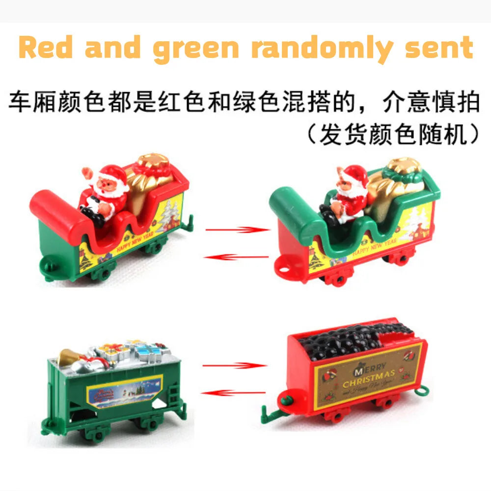 Christmas Train Set | Railway Tracks Toys Decor | Christmas Tree Train | Gift Toy For Kids