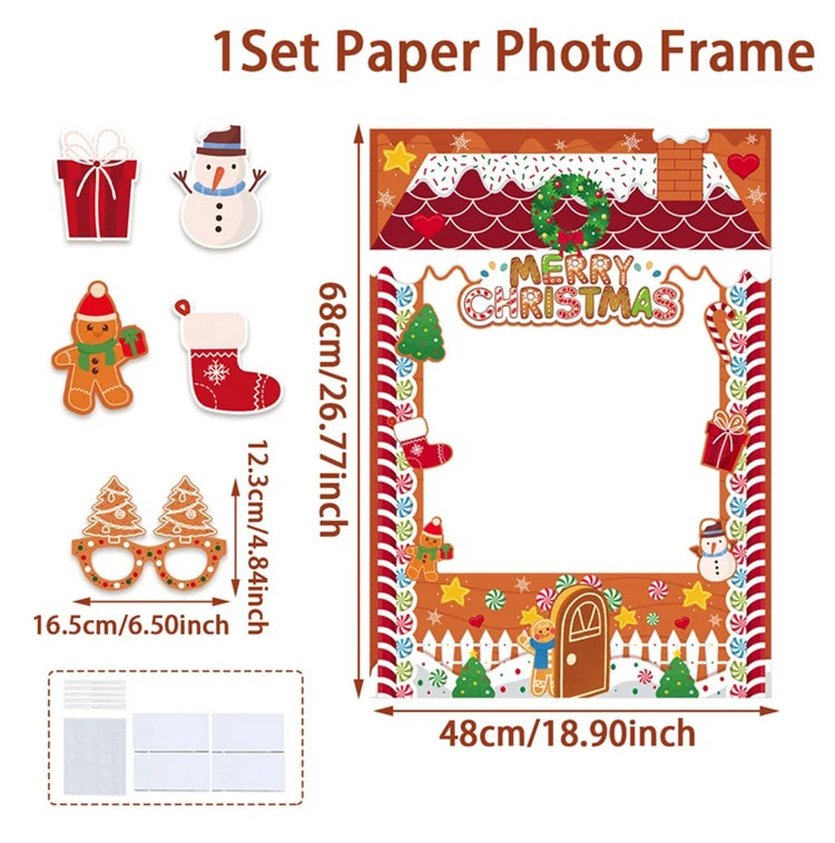 Christmas Photo Frame | Merry Christmas Decorations for Home Party