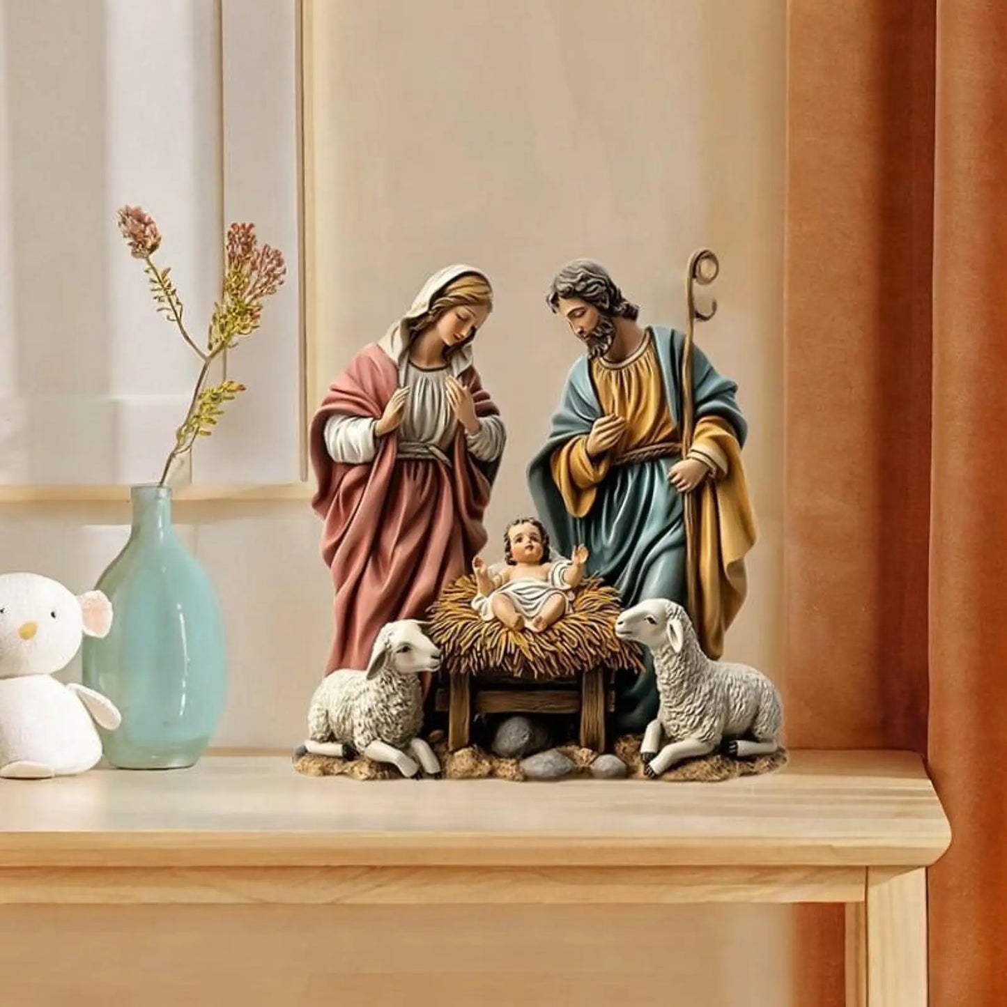 Christmas Nativity Scene For Home Decoration