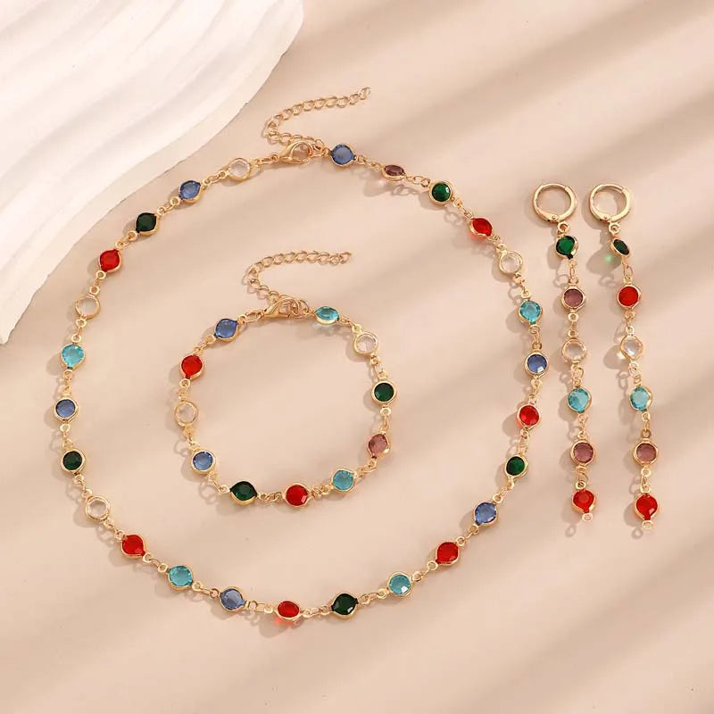 Crystal Jewellery Set