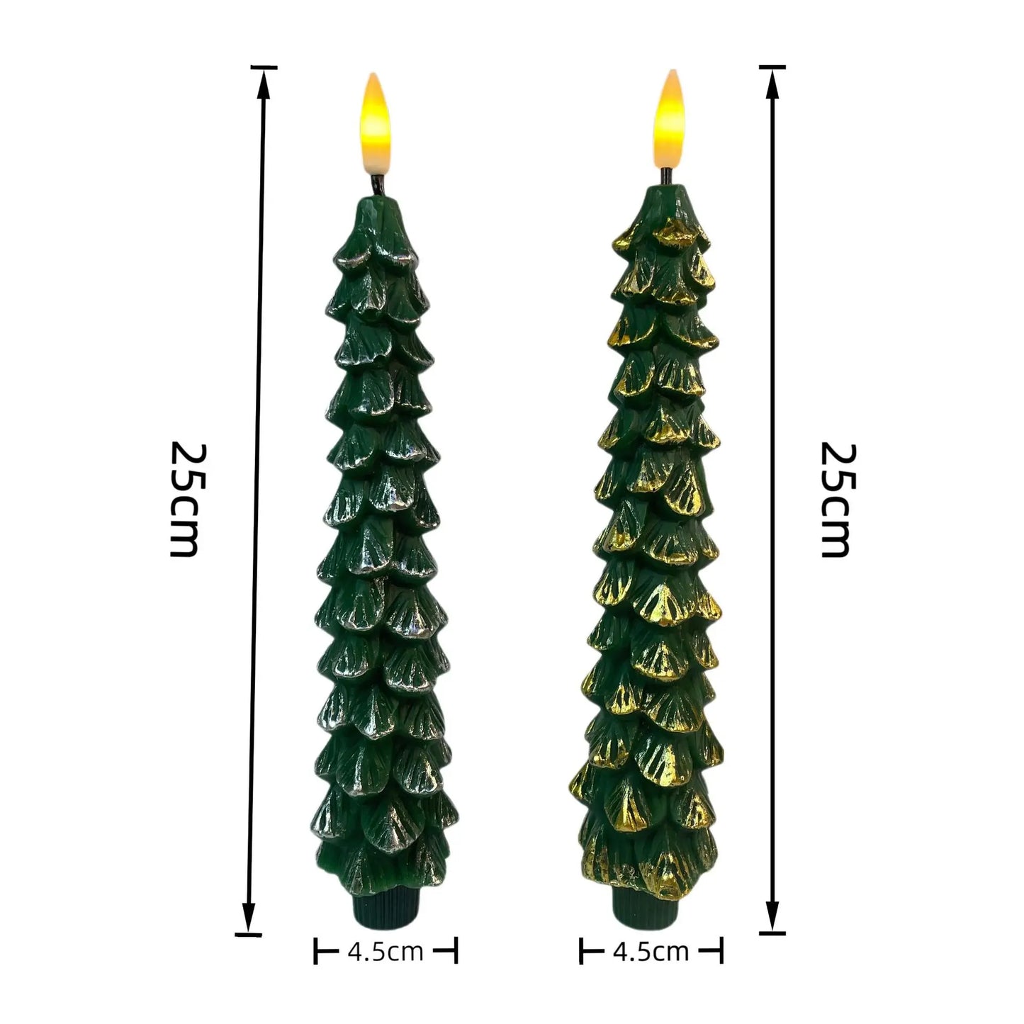 Led Electronic Candle Light | Christmas Tree Candle