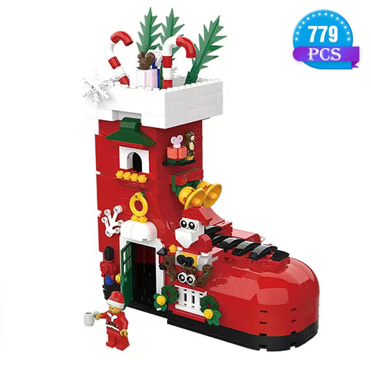 Christmas Shoes Model Building Blocks | Toy Gift Girls Boys Kids 779PCS