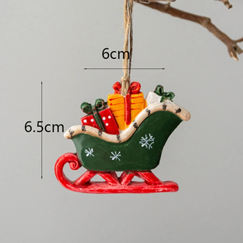 Horse Christmas Socks Tree Decoration