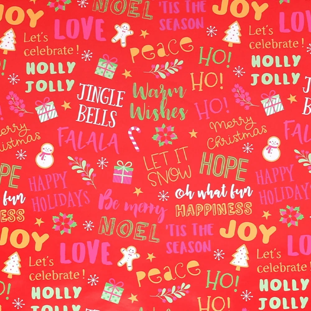 Christmas Kraft Wrapping Paper