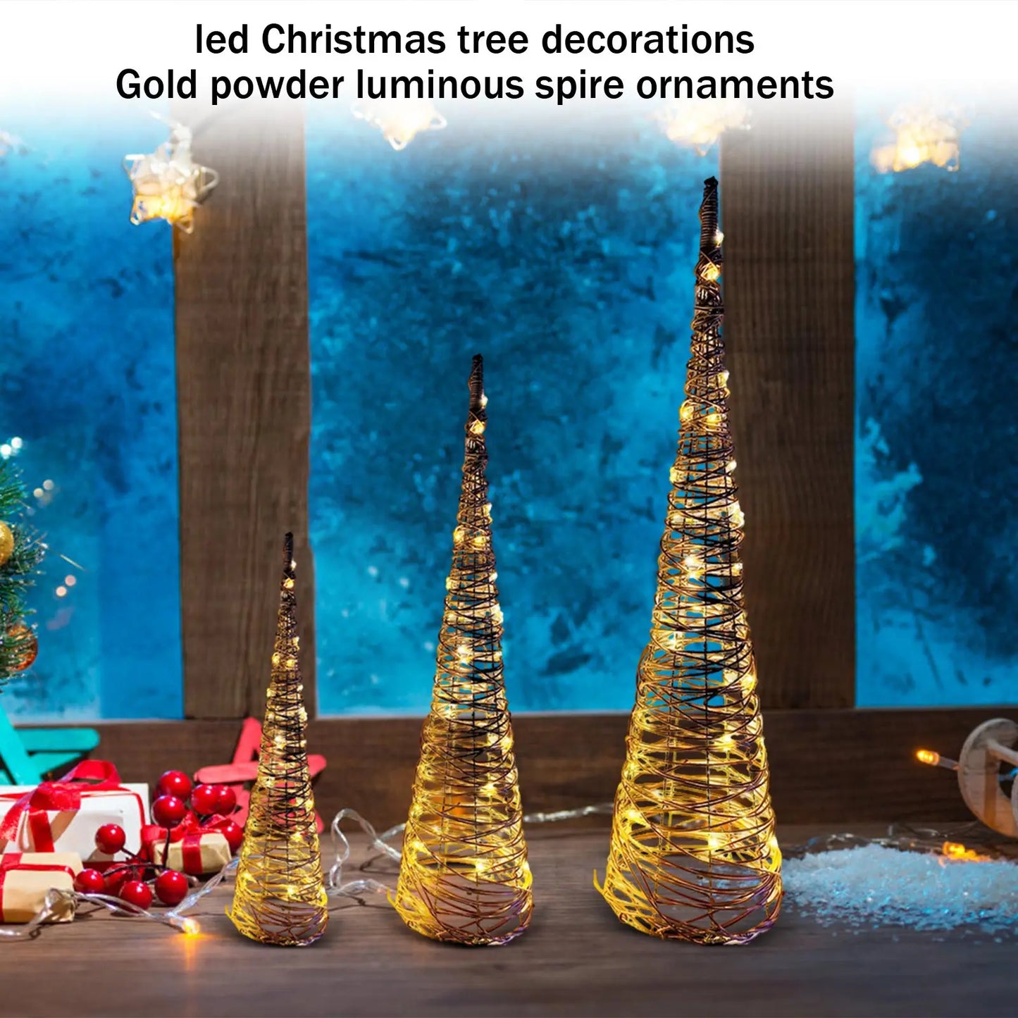 Christmas Ornaments With LED Lights | Tree Decorations
