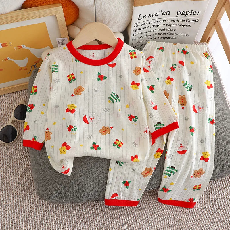 Toddler Baby Christmas Pajamas Sets 0-6Y Kids