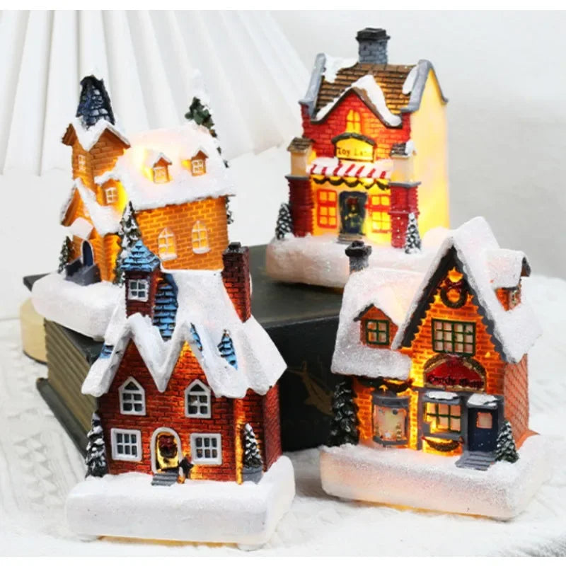 Christmas Decoration LED Snow House