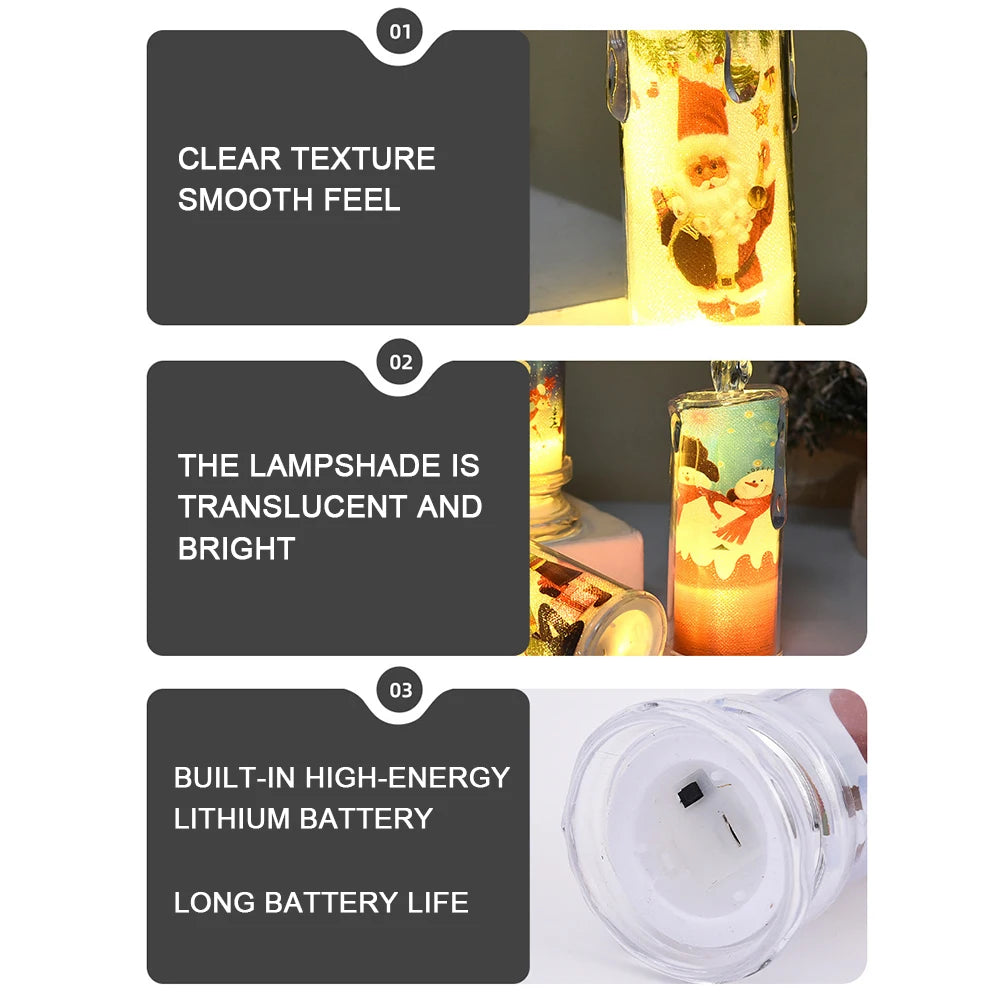 LED Candle Christmas Decoration