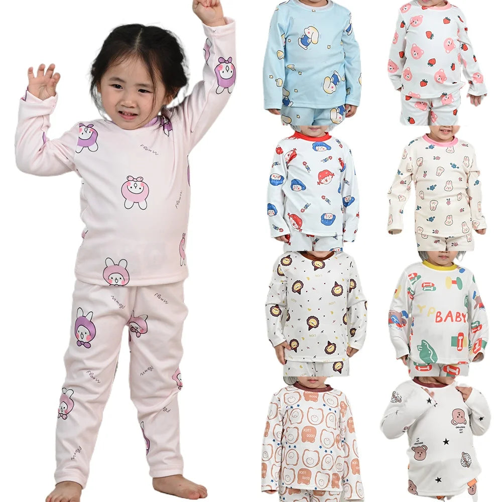 Children Cotton Pyjama 2Pcs Set