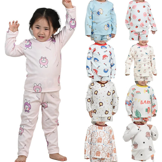 Children Cotton Pyjama 2Pcs Set