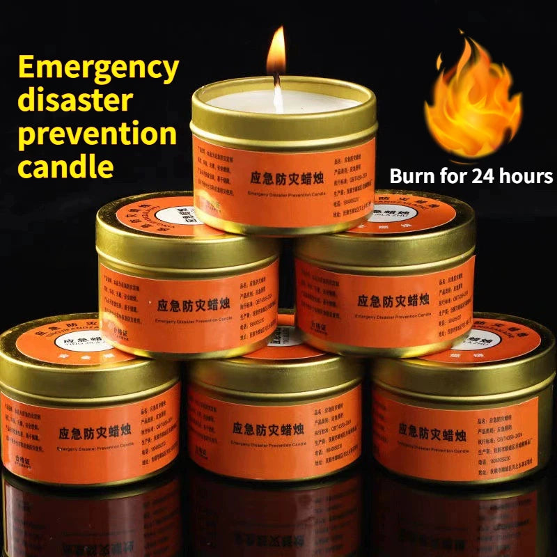 Emergency Candles for Household Power Outages Windproof Smokeless