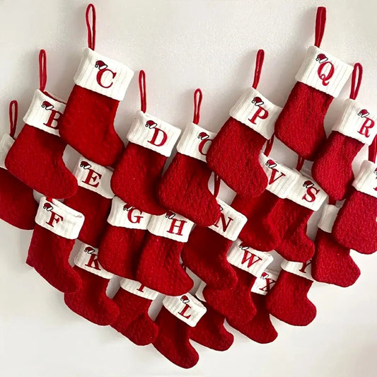 Christmas Letters Stocking Decor For Home