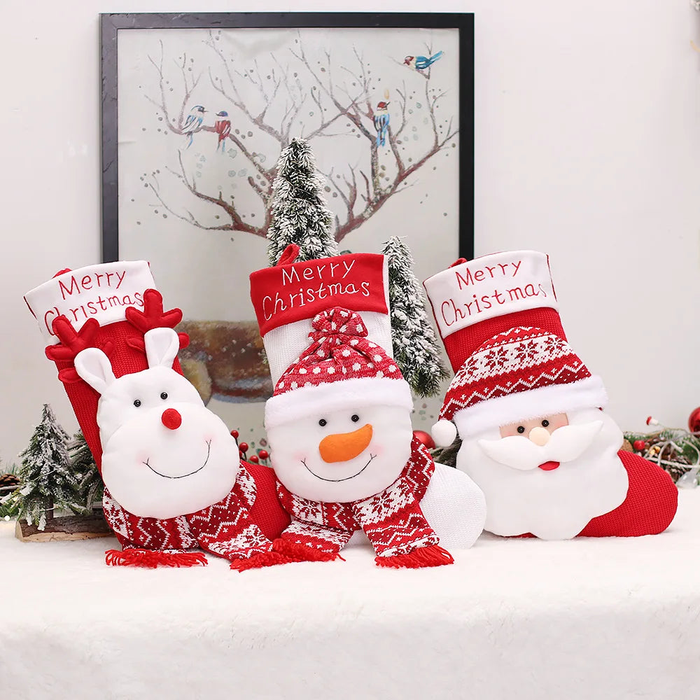 Christmas Day Decorations | Stockings Candy Gift Bag