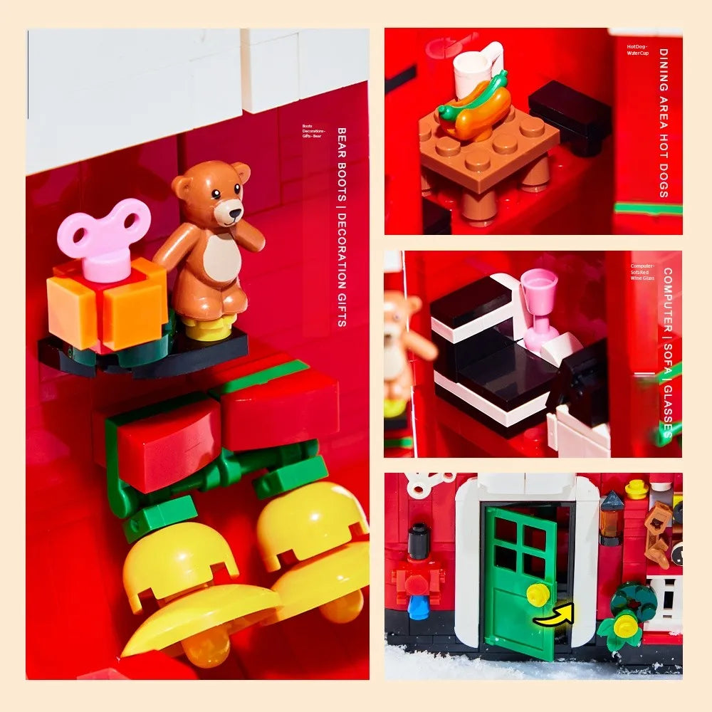 Christmas Shoes Model Building Blocks | Toy Gift Girls Boys Kids 779PCS