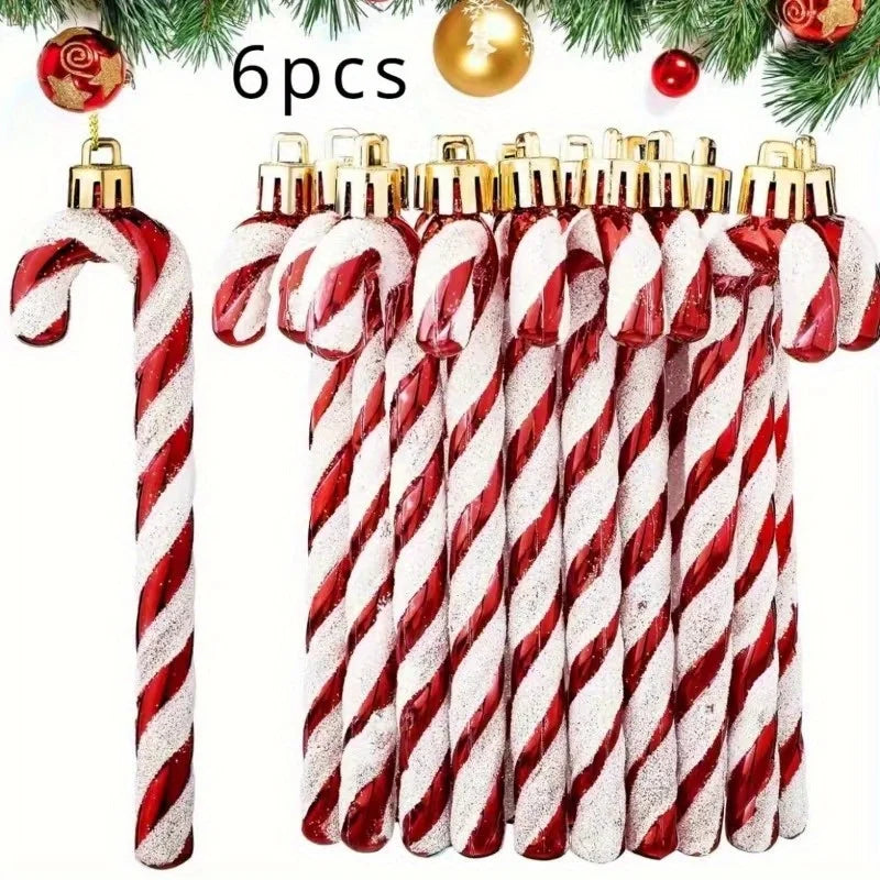 Christmas Acrylic Candy Canes Set