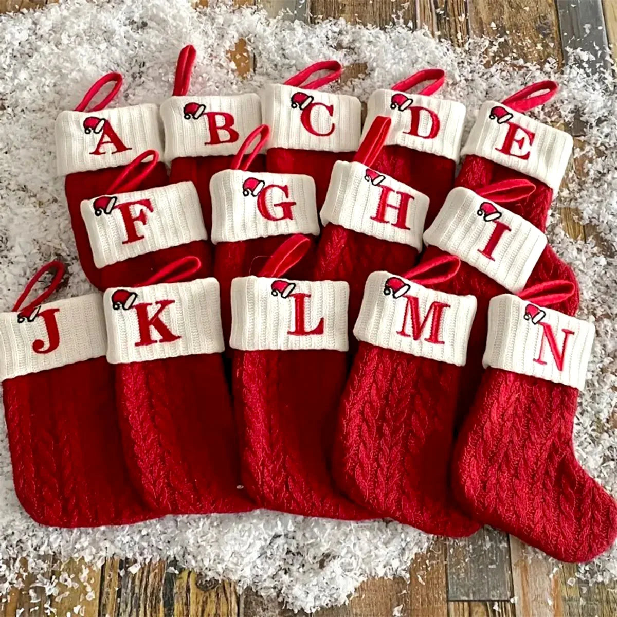 Christmas Letters Stocking Decor For Home