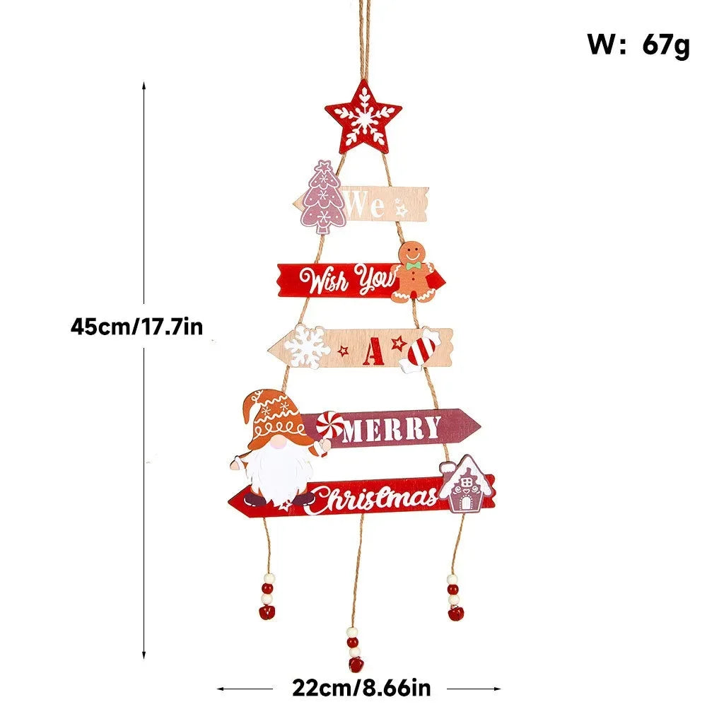 Christmas Hanging Pendant Wooden