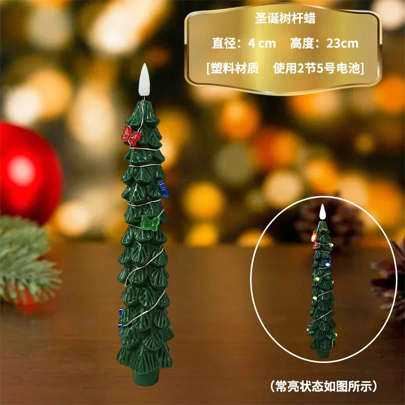 Led Electronic Candle Light | Christmas Tree Candle