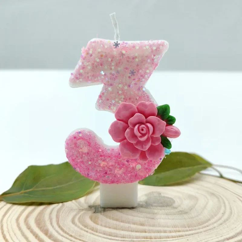 Number Birthday Candle Decoration