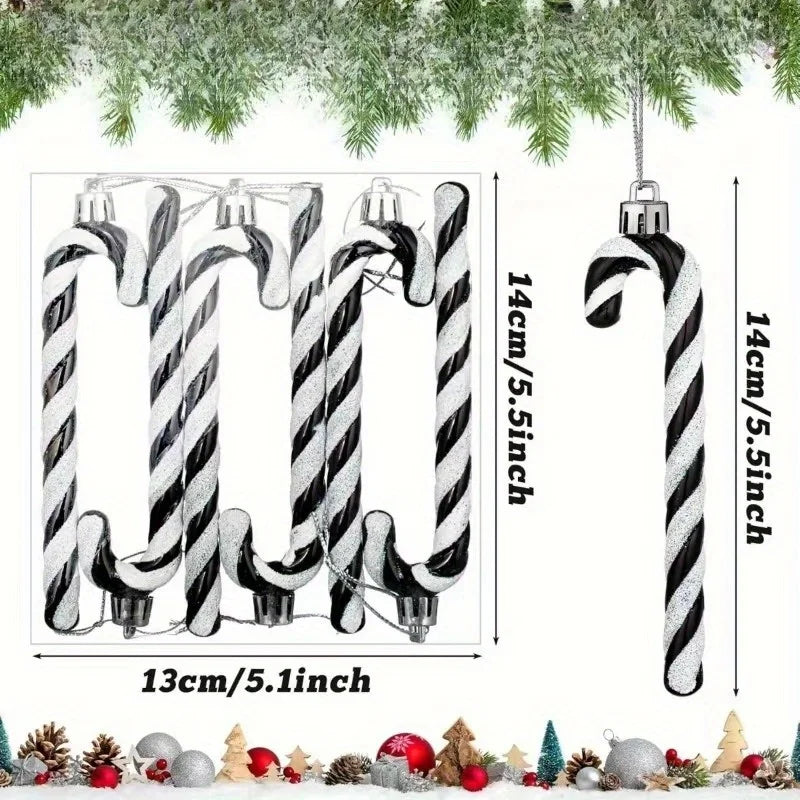 Christmas Acrylic Candy Canes Set