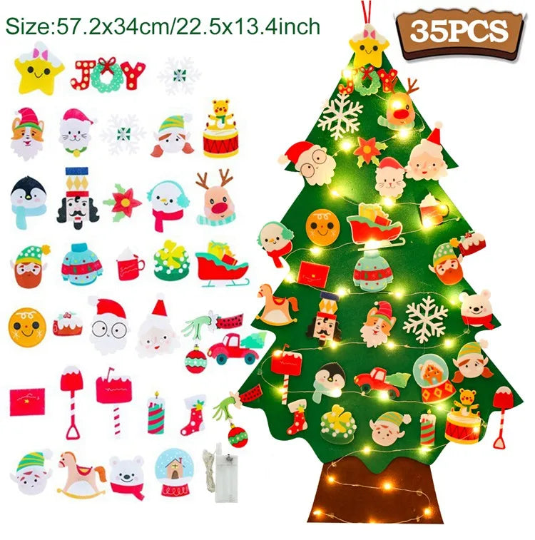 DIY Felt Christmas Tree | Decorations For Home