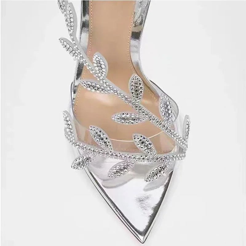 Crystal Thin Heels
