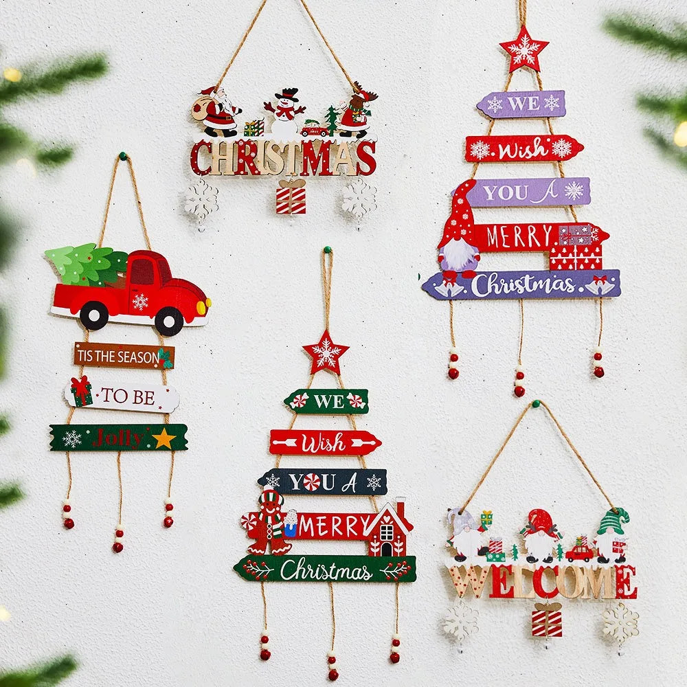 Christmas Hanging Pendant Wooden