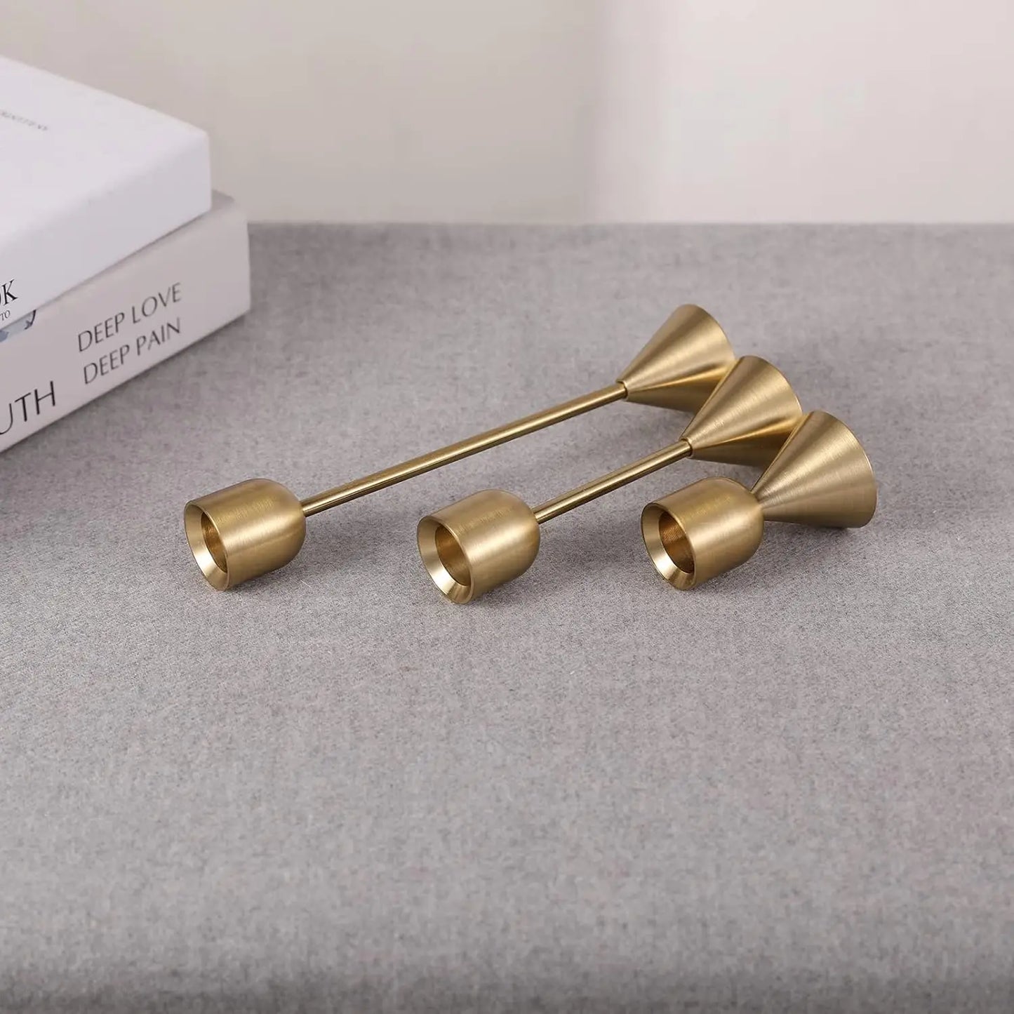 Luxury Golden Color Metal Candle Holders