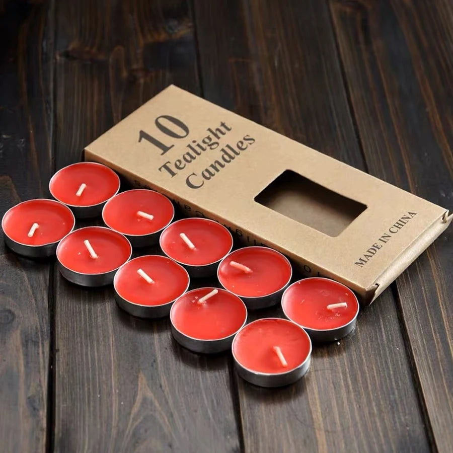 10/50 small sized candles for parties and home decoration wishing parties, extending burning time by 2 hours