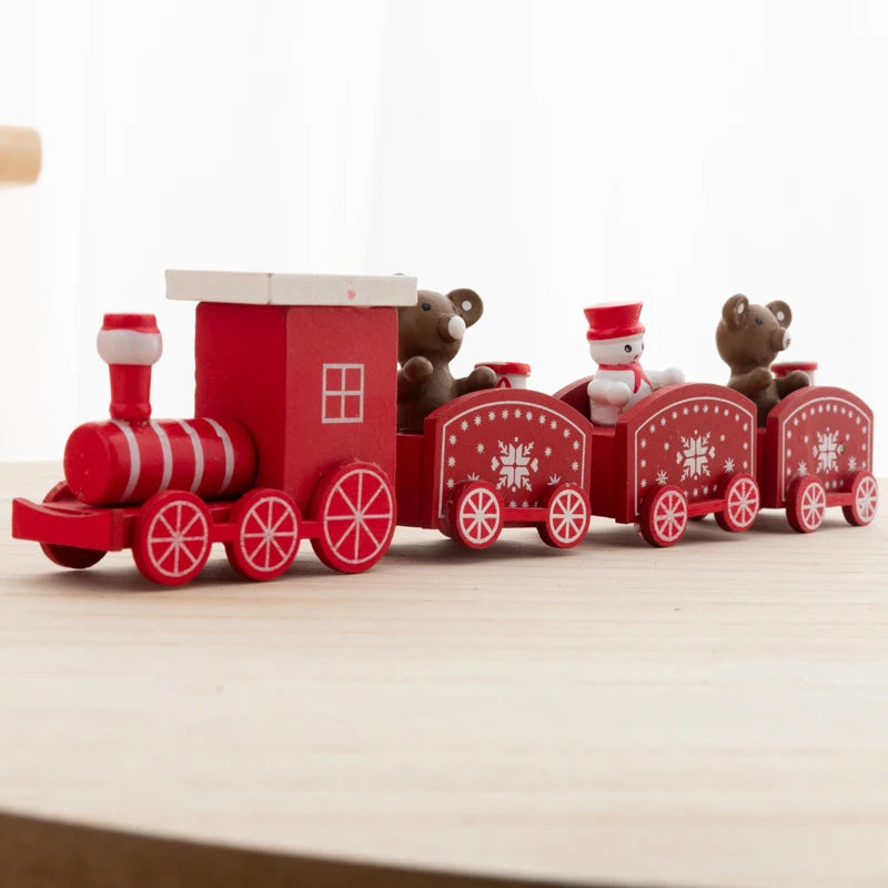 Christmas Wooden Train