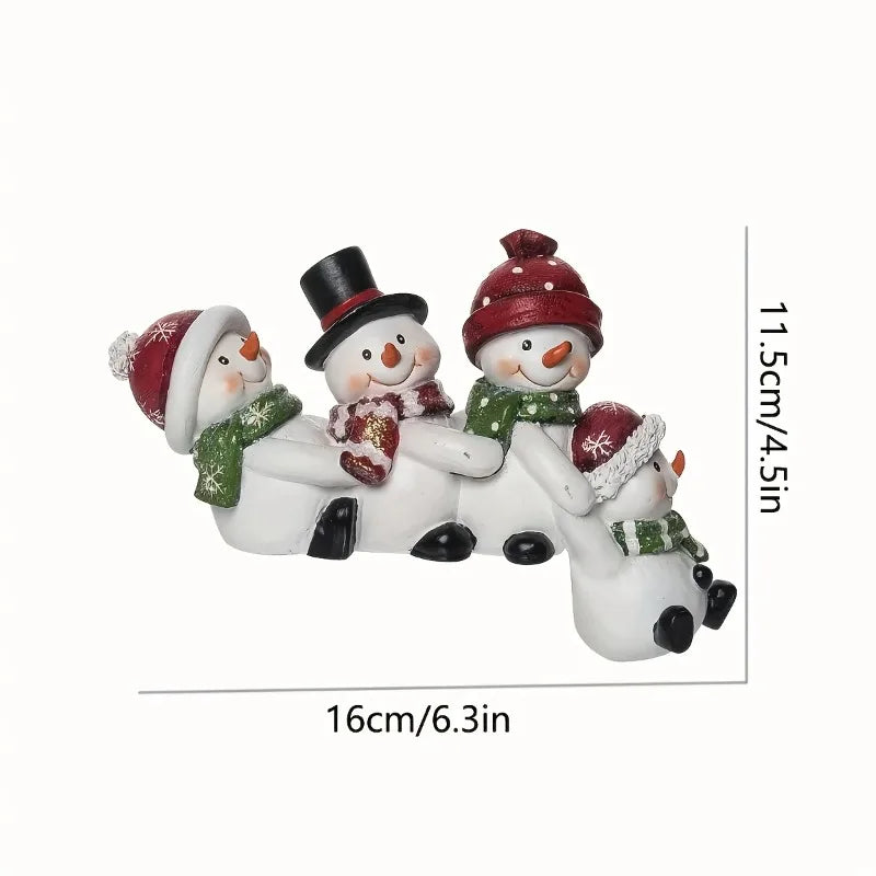 Christmas Resin Snowman Winter Decoration