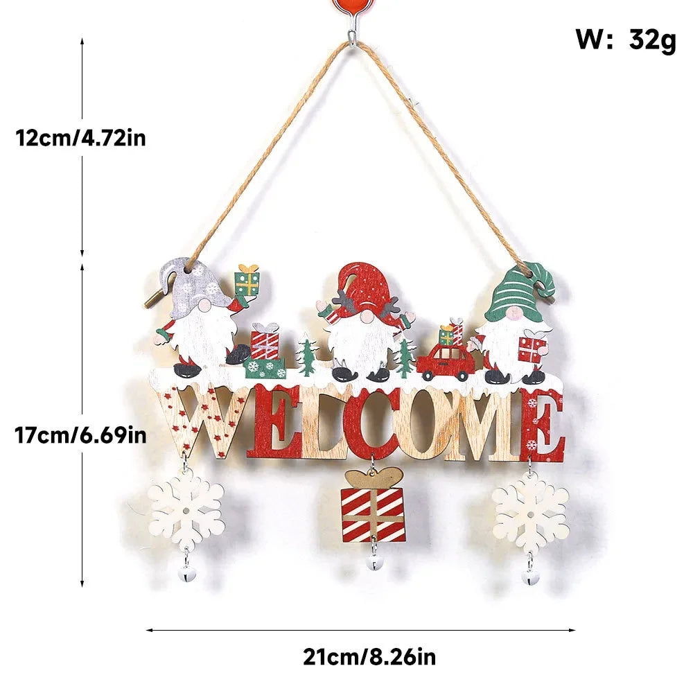 Christmas Hanging Pendant Wooden