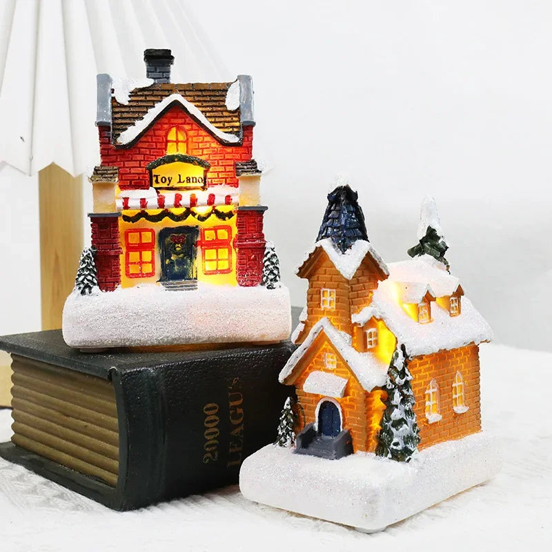 Christmas Decoration LED Snow House