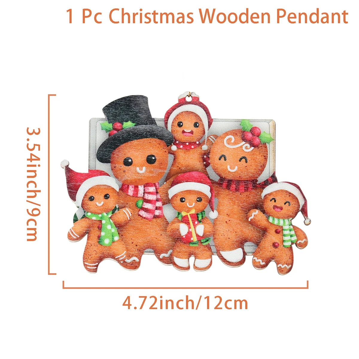 Christmas Wooden Tree Hanging Ornaments Christmas Decor For Home