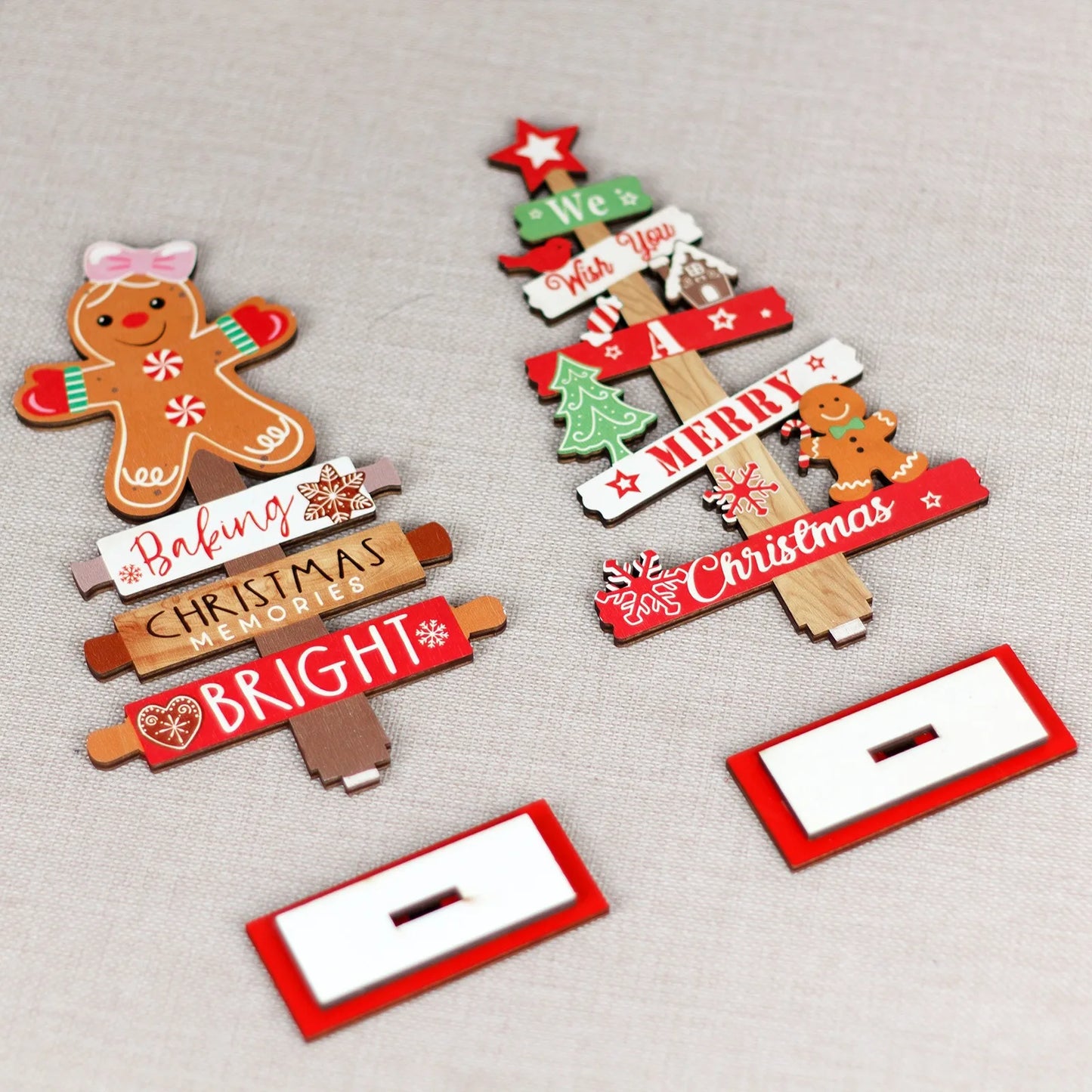 Christmas Wooden Creative Xmas Tree