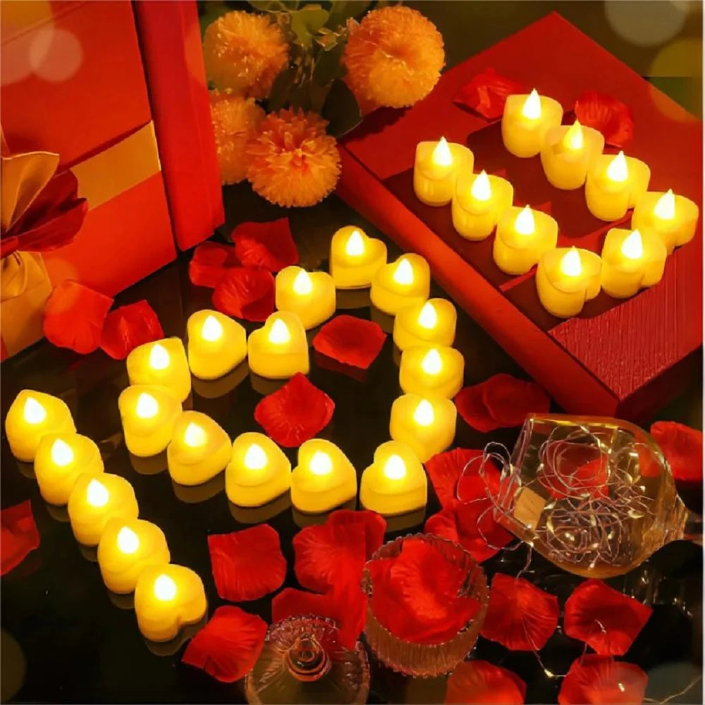 LED Candle 24Pcs/Set Flameless | Christmas Decor Candle Light