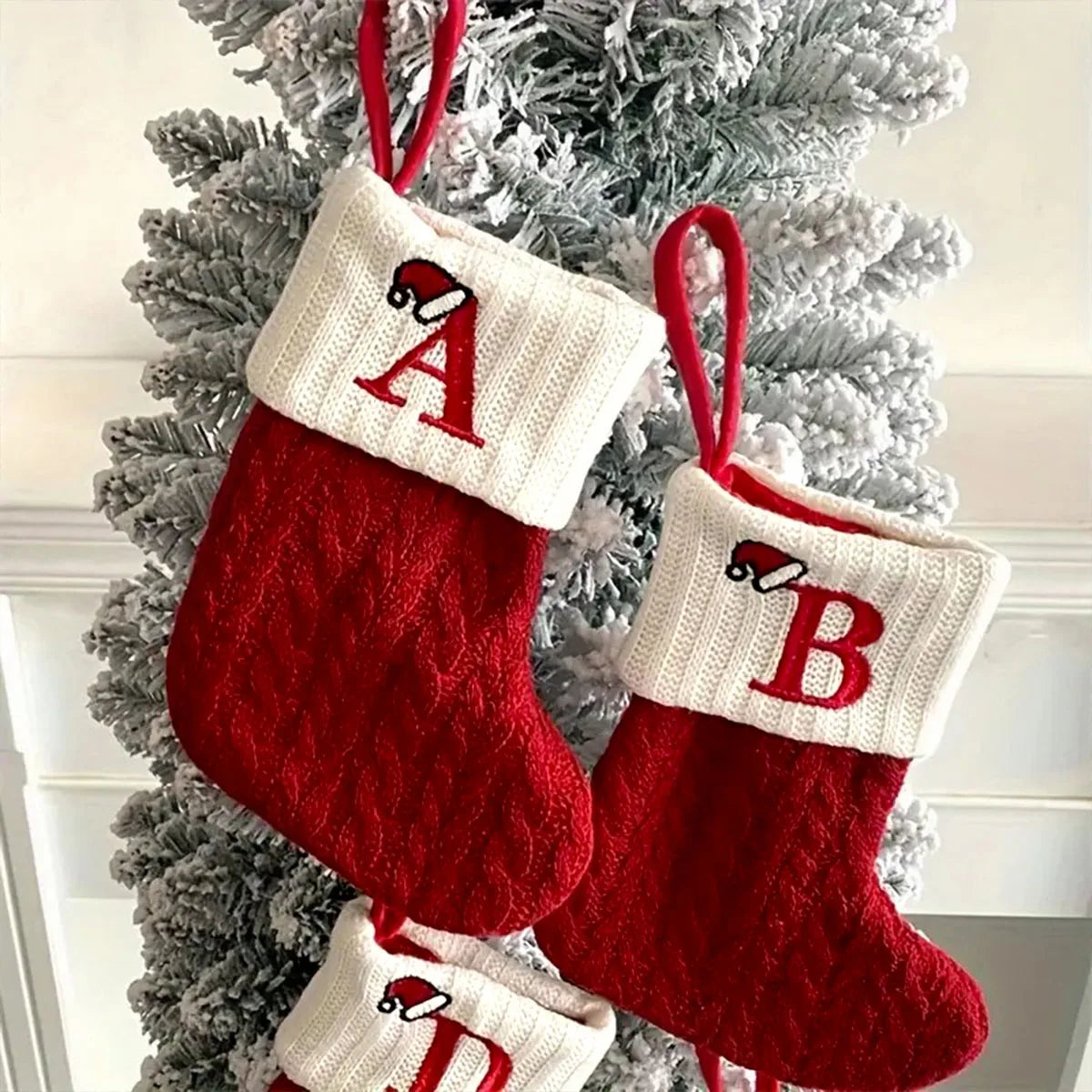 Christmas Letters Stocking Decor For Home
