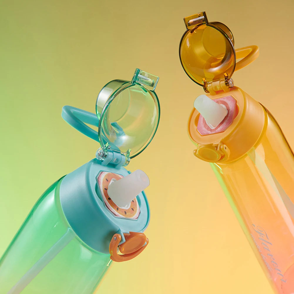 Product Description – 900ML Sports Water Bottle with Straw and Grip Lid