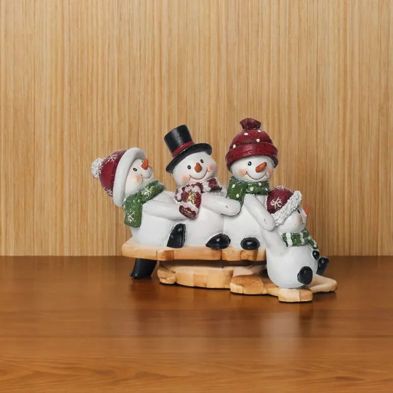 Christmas Resin Snowman Winter Decoration