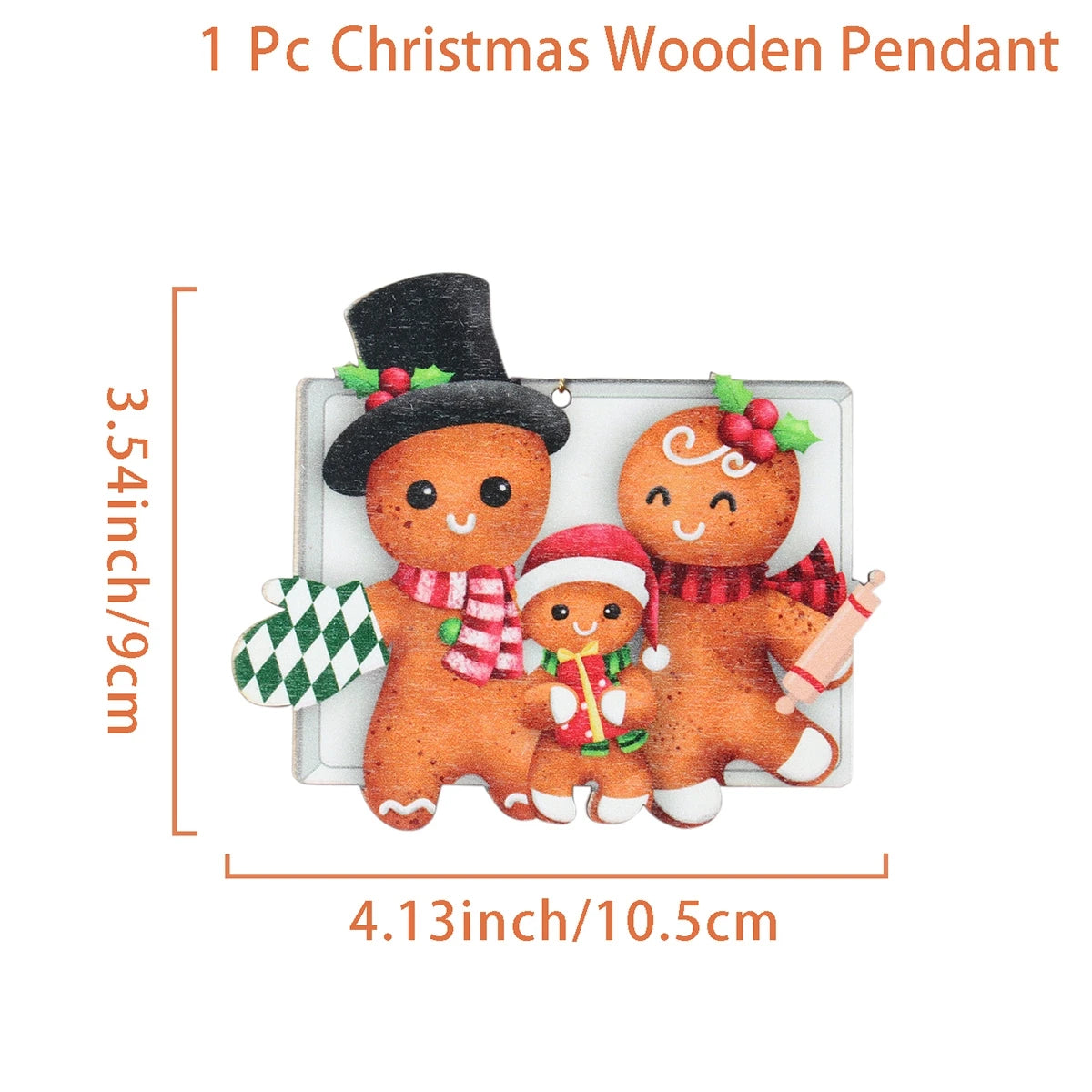 Christmas Wooden Tree Hanging Ornaments Christmas Decor For Home