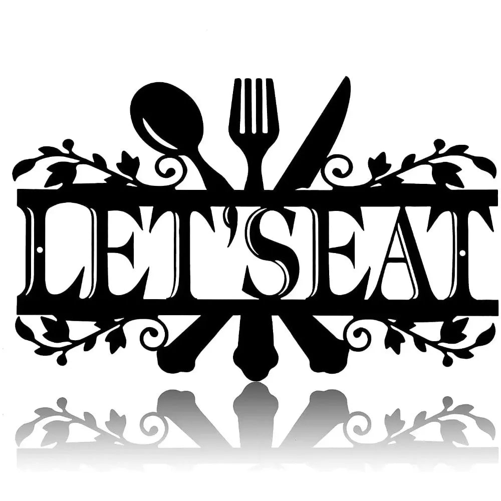 Kitchen Metal Wall Decor