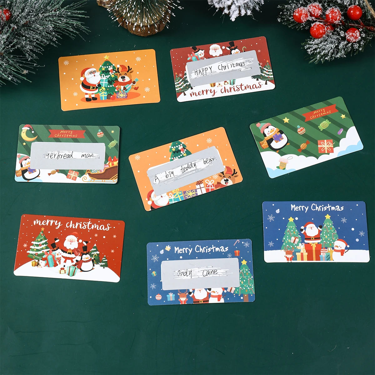 Christmas Scratch Cards | Merry Christmas Decorations for Home | Surprise Gifts