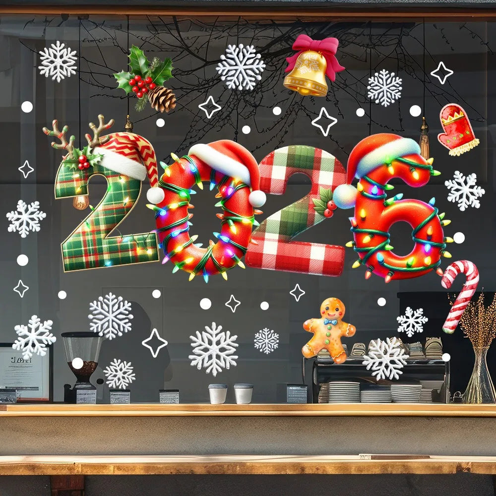 Christmas Window Stickers | Christmas Wall Sticker