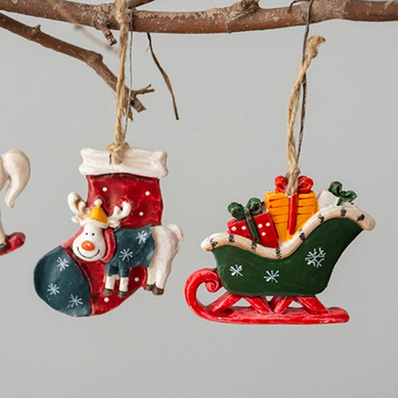 Horse Christmas Socks Tree Decoration