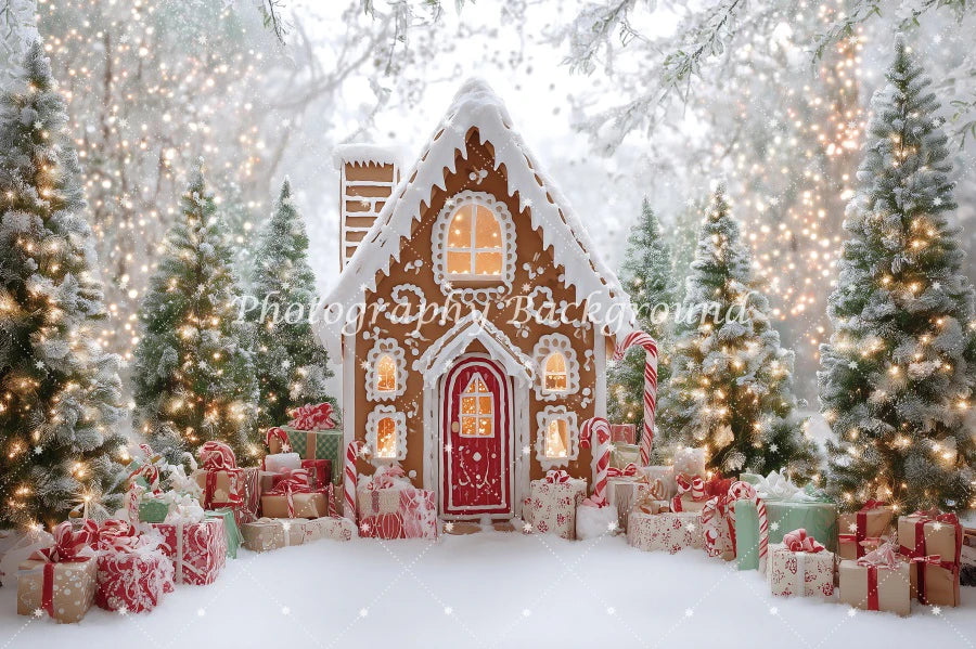 High Quality Christmas House backgrounds for photographs | House Decorations